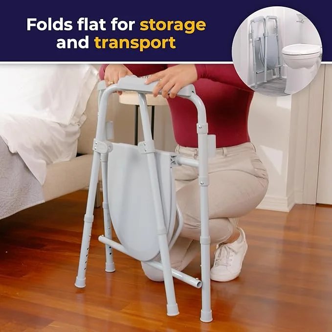 MS STEEL WITH FIBER COMMODE CHAIR photo 3
