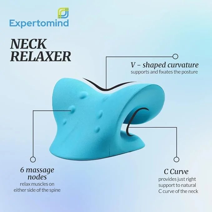 Neck and shoulder relaxer neck pillow photo 3