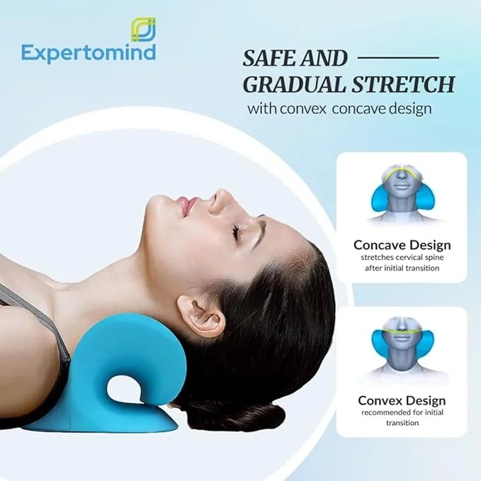 Neck and shoulder relaxer neck pillow photo 2