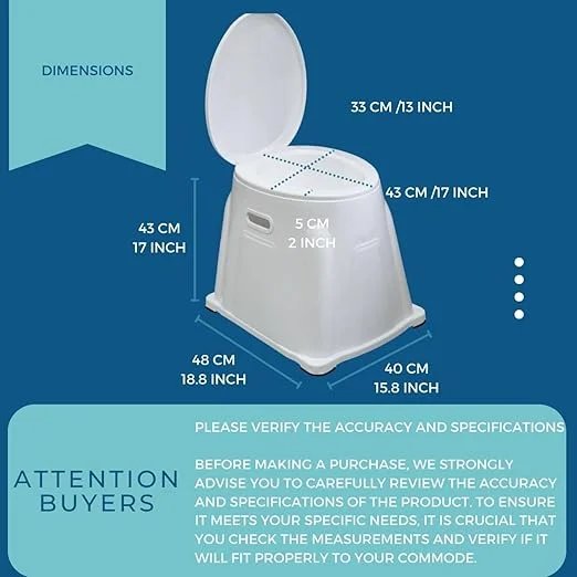 Commode Toilet Stool for Kids, Elder People and pregnant ladies photo 7