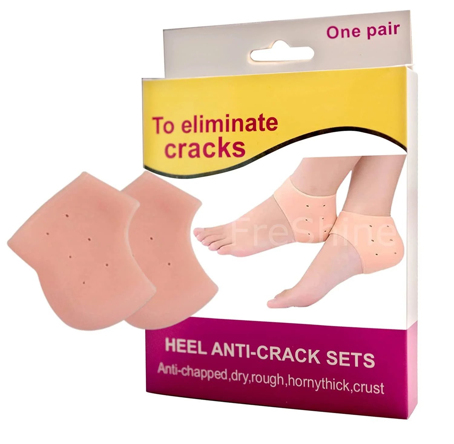 Moisturizing Silicone Gel Heel Socks